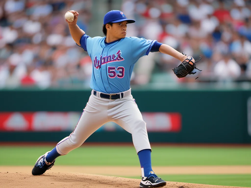 赛场投球的佐佐木朗希MLB